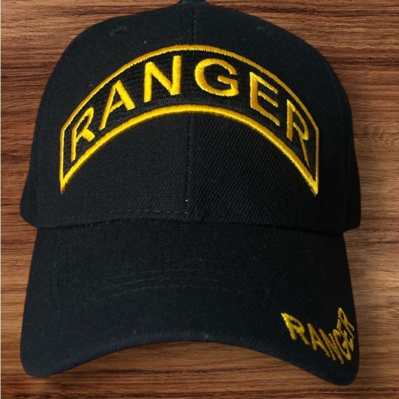 us warriors Other - Army Ranger US Warriors Hat Black and Yellow New With Tags